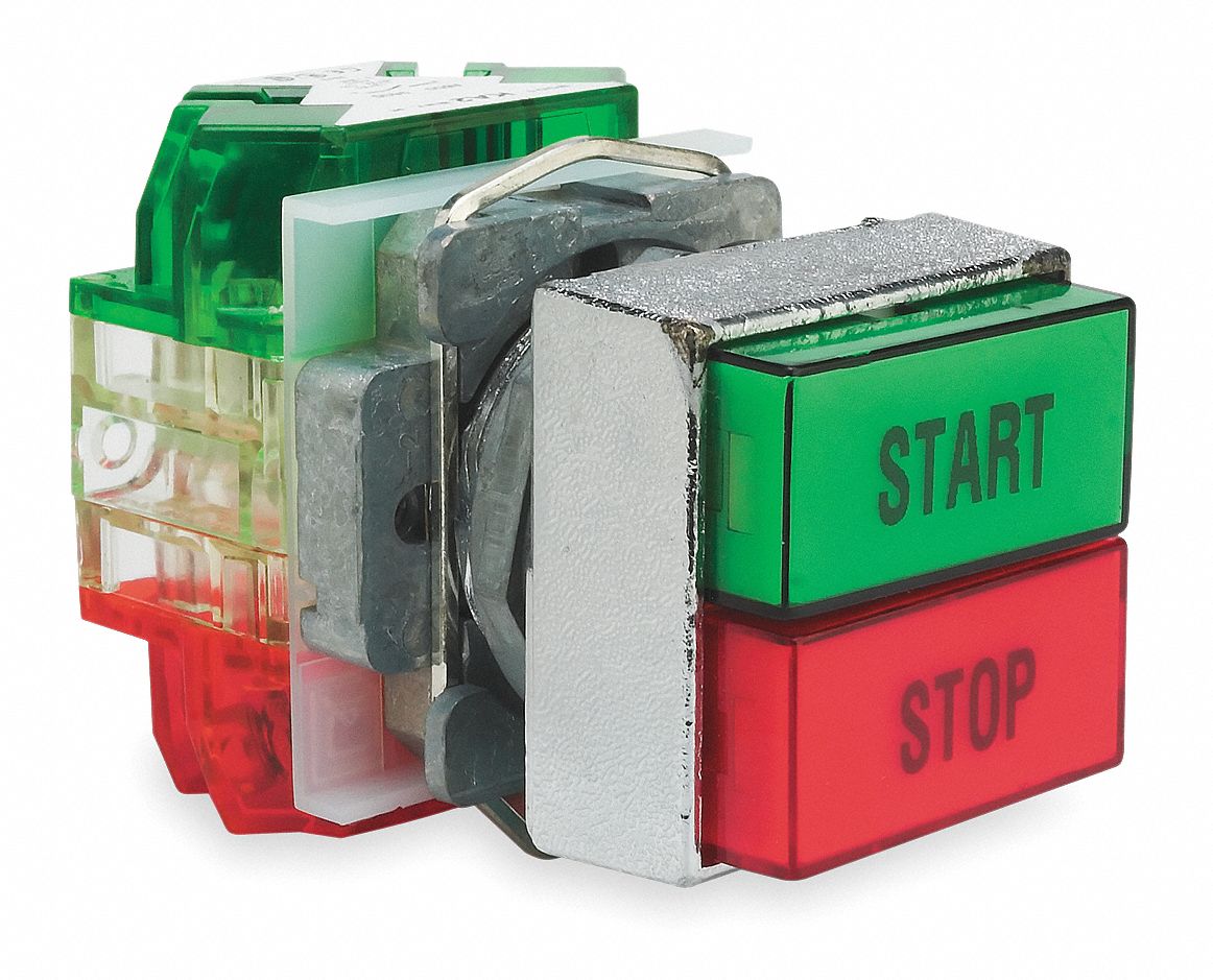 Multihead Operator: Non-Illuminated, Flush Profile, Metallic, 30 mm, 1NO/1NC