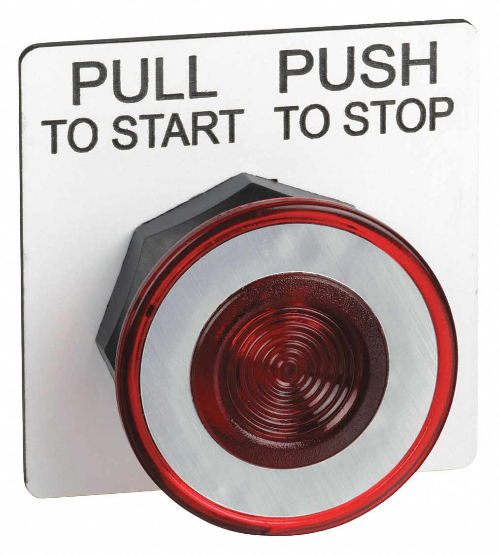 SCHNEIDER ELECTRIC Push Button Operator 30 mm Size, Maintained Push