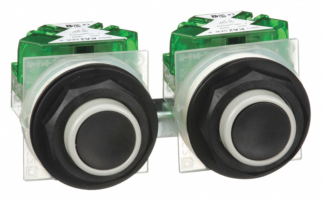 SQUARE D Pendant Push Button 30 mm Size, 2 Operators, Multi, Momentary