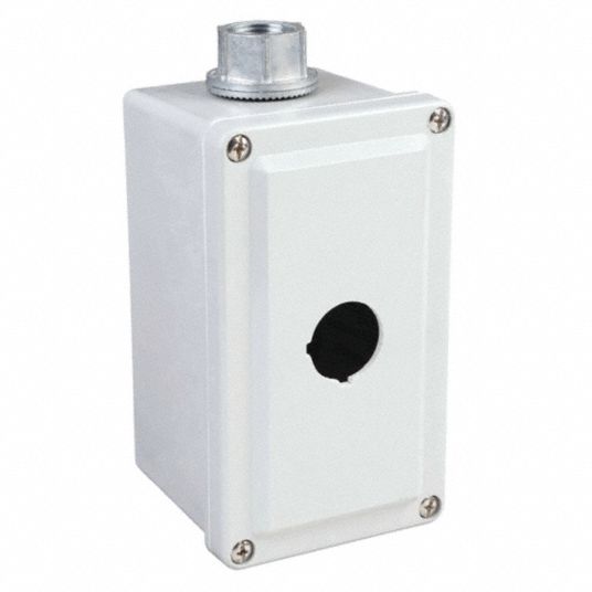 SCHNEIDER ELECTRIC, 30mm, 1 Holes, Push Button Enclosure - 2ER70 ...