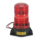 Federal Signal Electraflash 141ST-120R Strobe Warning Light 120 VAC Strobe Tube Lamp Pipe Mount 5-1/2 in Dia