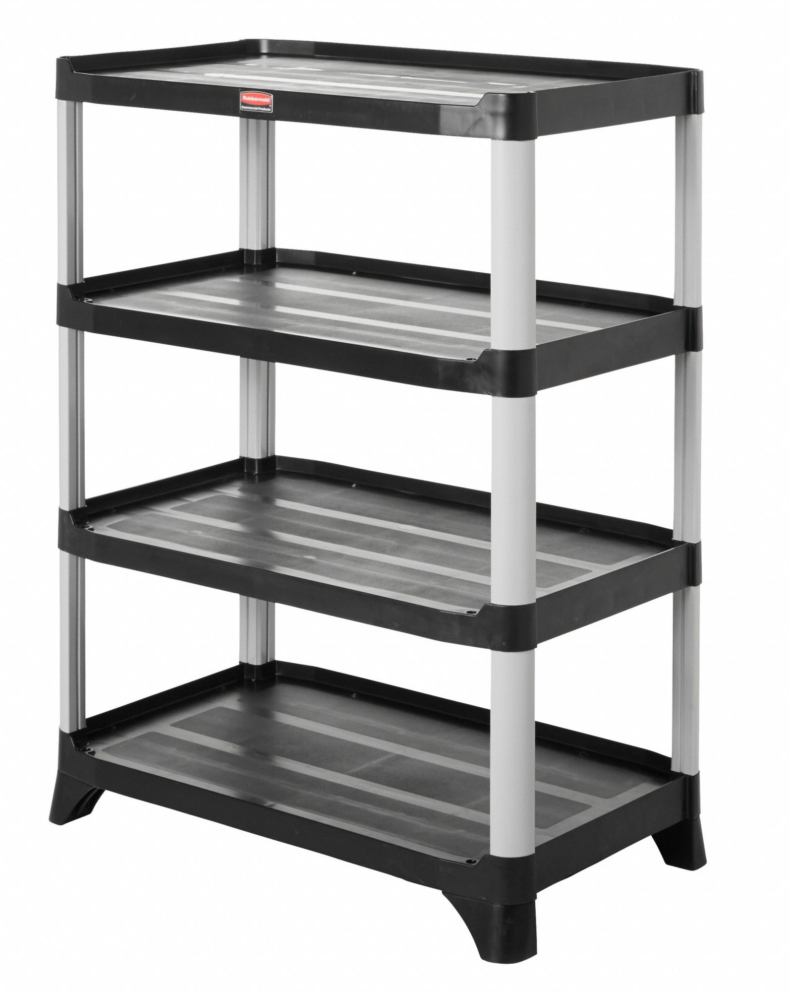 RUBBERMAID COMMERCIAL PRODUCTS Plastic Shelving 2ERX2FG9T3600BLA