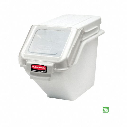 Rubbermaid Commercial White ProSave Shelf Ingredient Bin