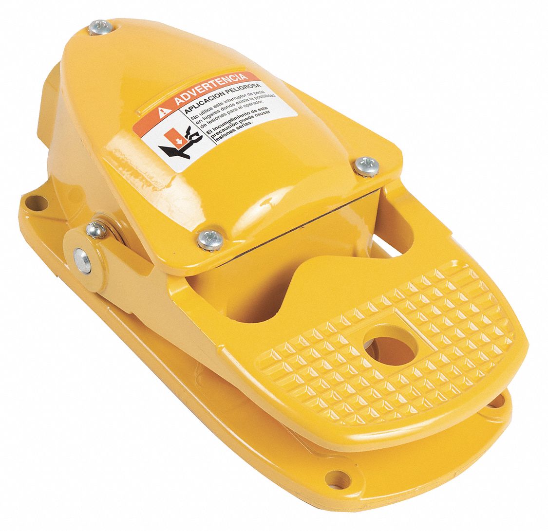 SQUARE D, SPST, 120/240V AC, Heavy Duty Foot Switch 2ET869002AW11