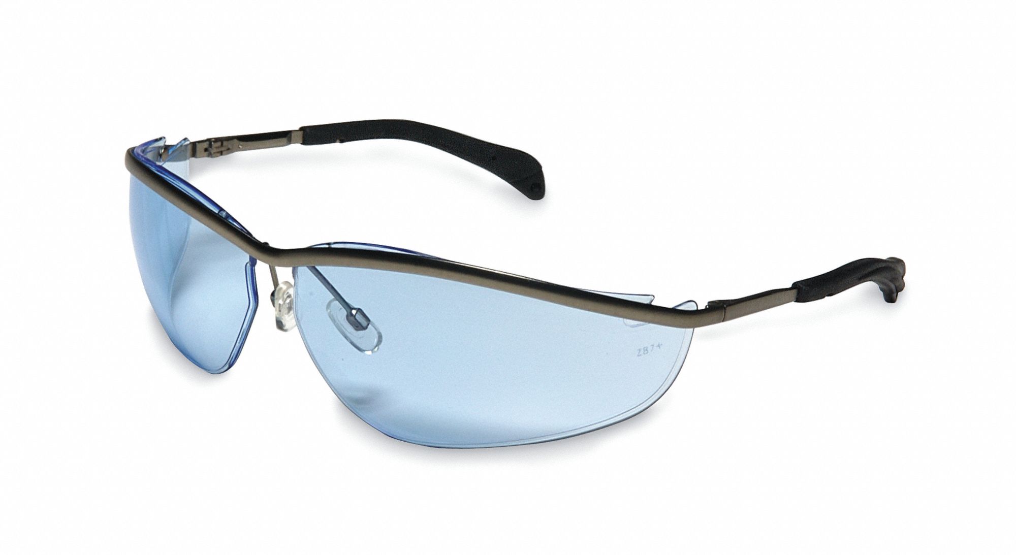 MCR SAFETY Klondike® ScratchResistant Safety Glasses , Light Blue Lens