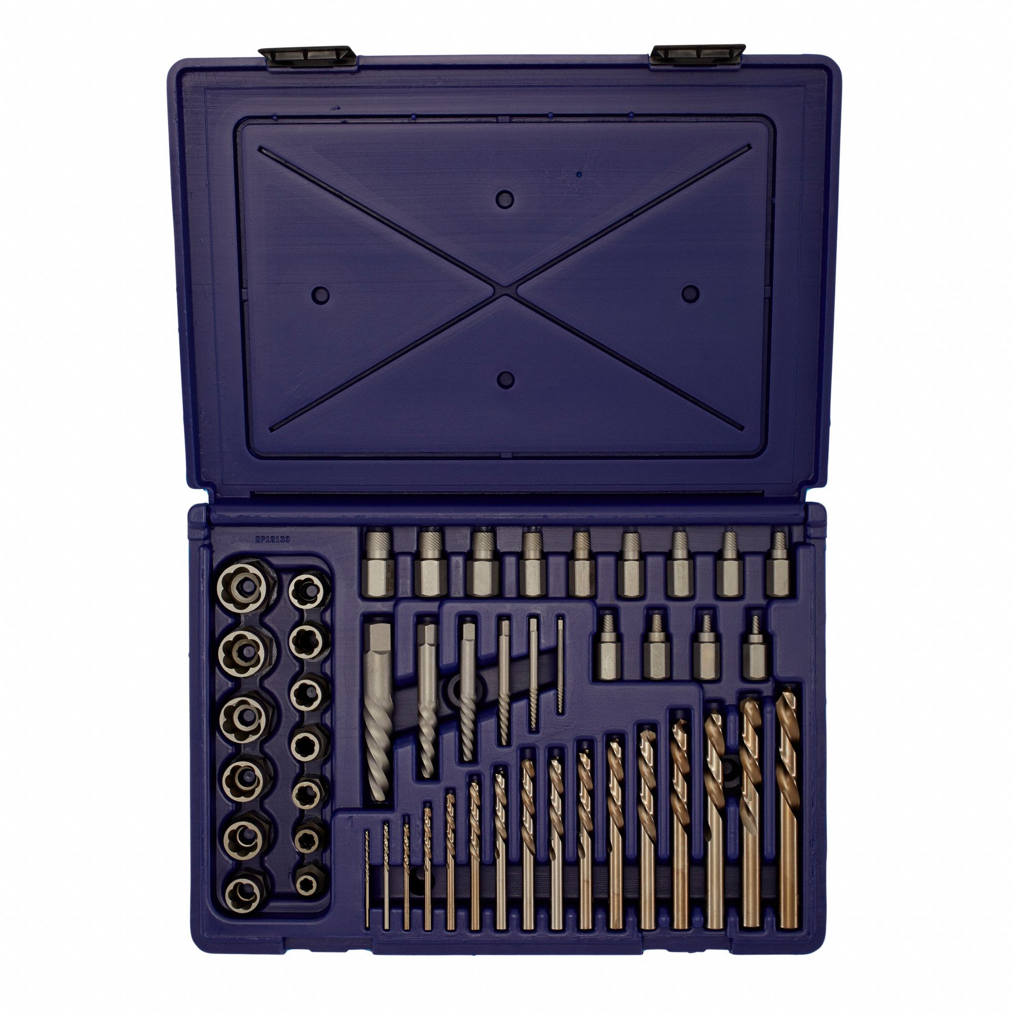 IRWIN HANSON Screw Extractor Set, Extractor Type Spiral Flute, MultiSpline and Bolt Extractor