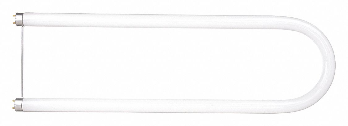 U-SHAPED FLUORESCENT BULB, T8, MEDIUM BI-PIN (G13), 6 IN U-BEND LEG SPACING, 32 W