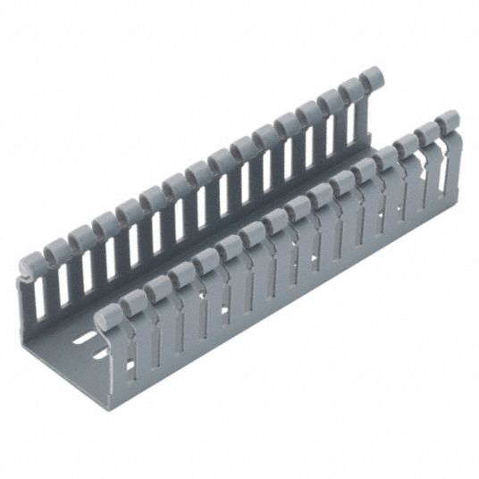 PANDUIT Wiring Duct for Hinged Covers, Gray, 6 ft Length, 2.17 in Width