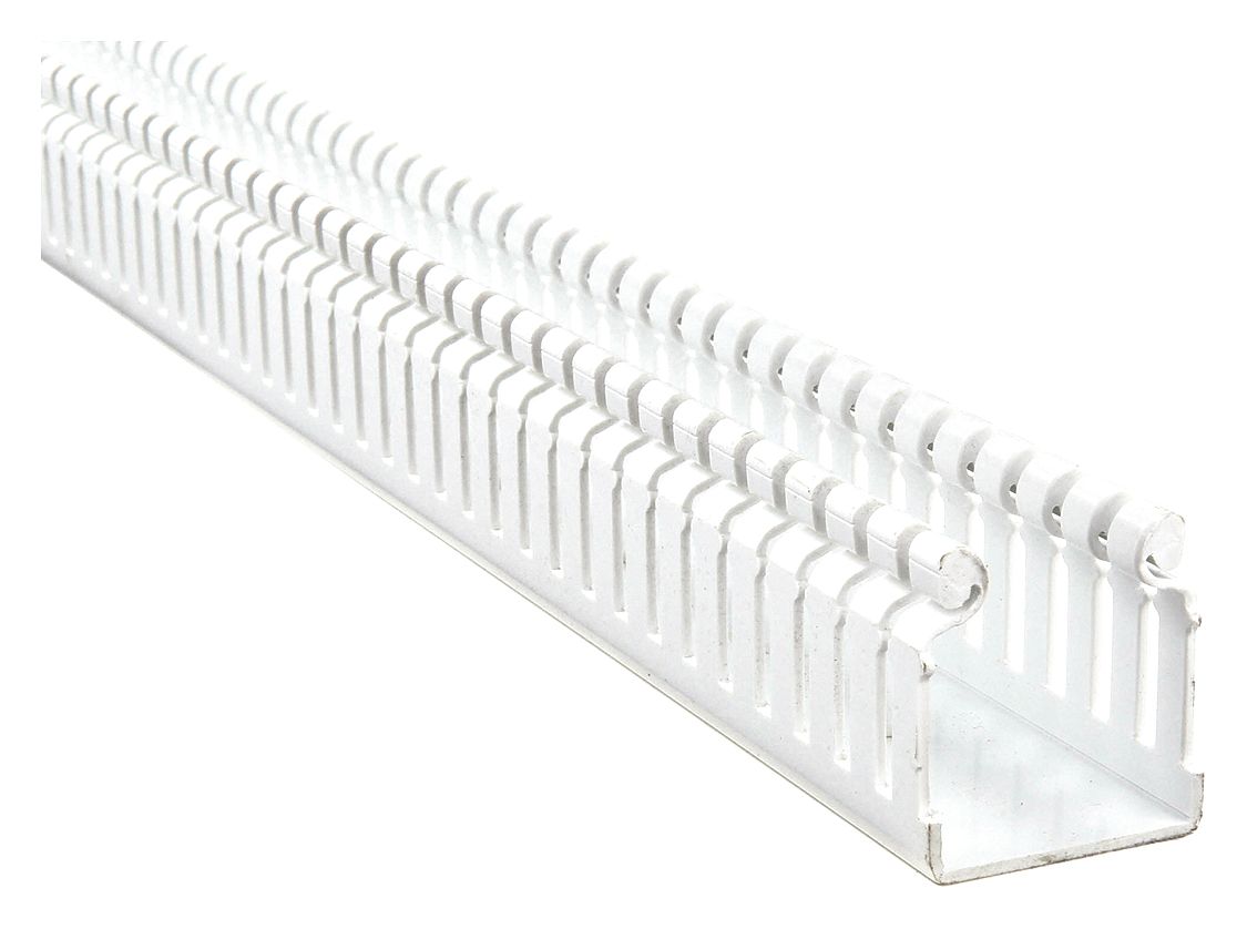 PANDUIT WIRING DUCT FOR HINGED COVERS, 1½ IN W, 1.6 IN SLOT H, 2 IN H