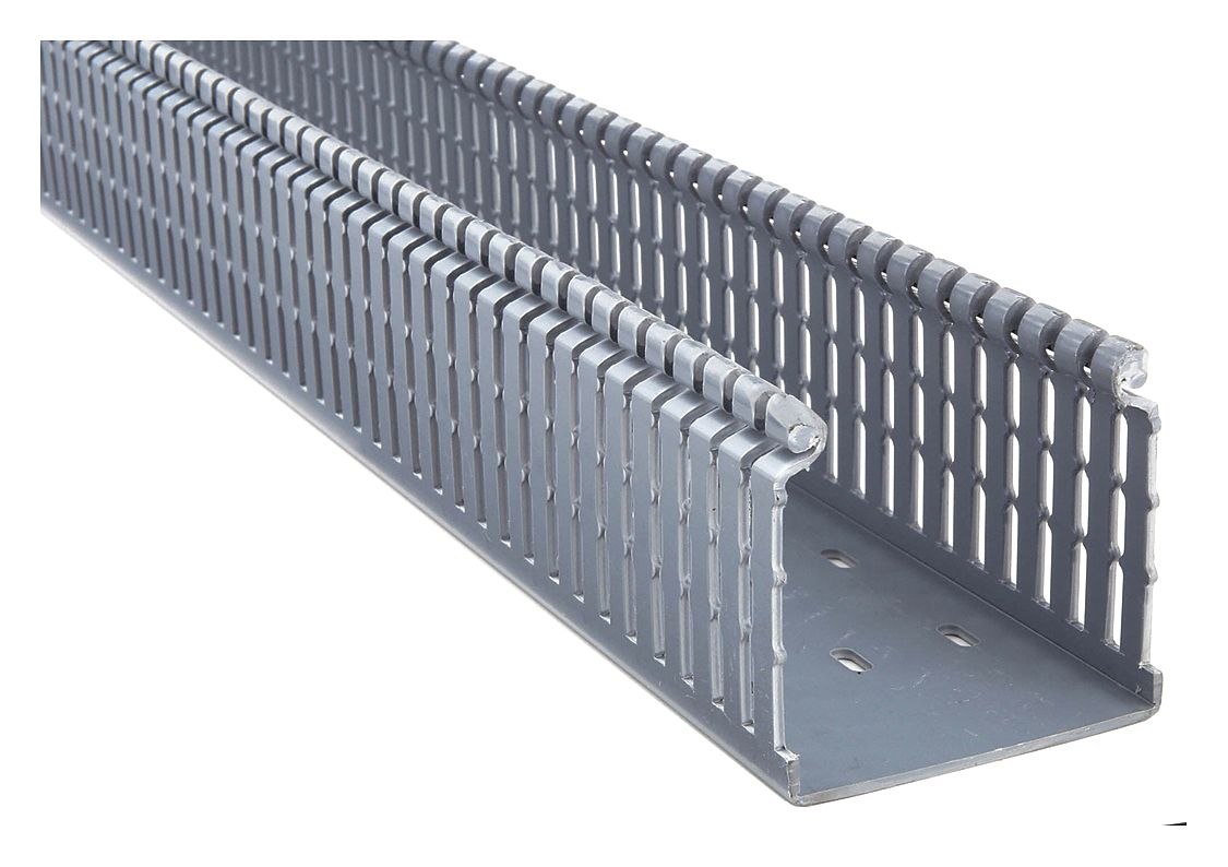PANDUIT Ducto de Cableado para Cubiertas Abisagradas, Ranura Estrecha