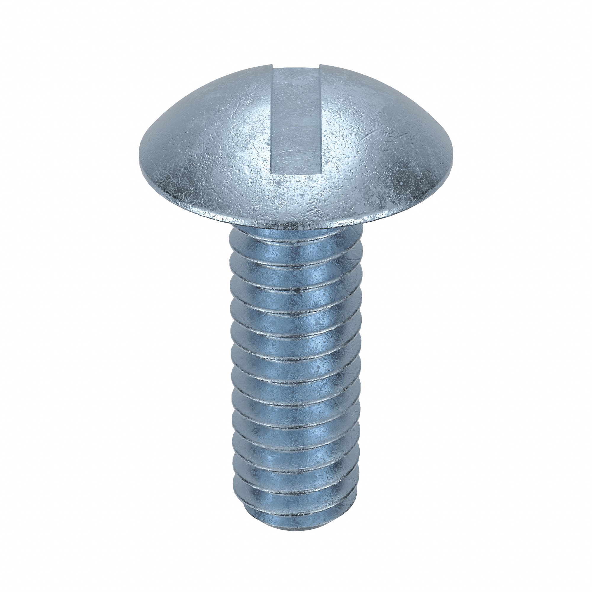 Machine Screw: 1/4"-20 Thread Size, 5/8 in Lg, Steel, Zinc-Plated, Truss, Slotted, 100 PK