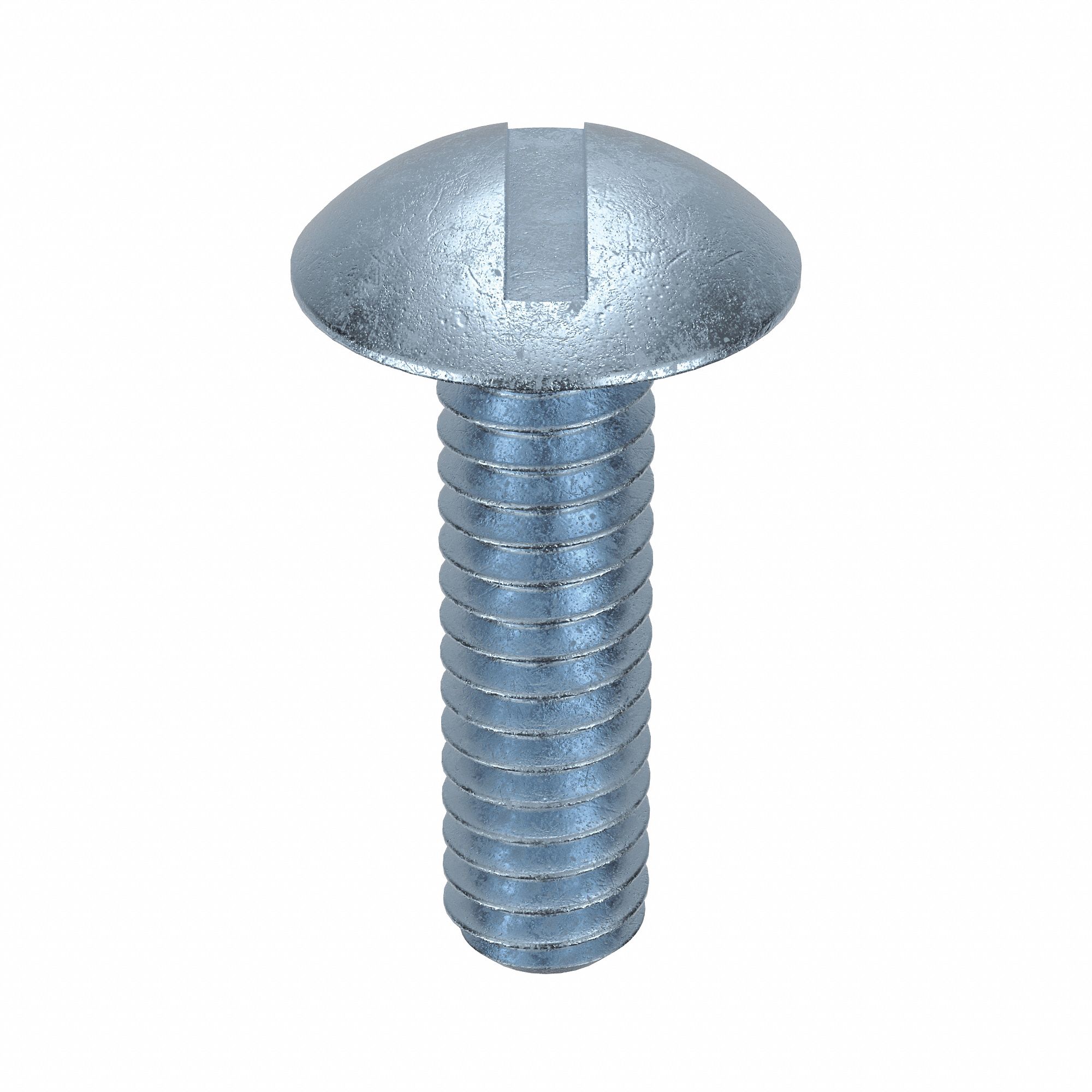 Machine Screw: 1/4"-20 Thread Size, 3/4 in Lg, Steel, Zinc-Plated, Truss, Slotted, 100 PK
