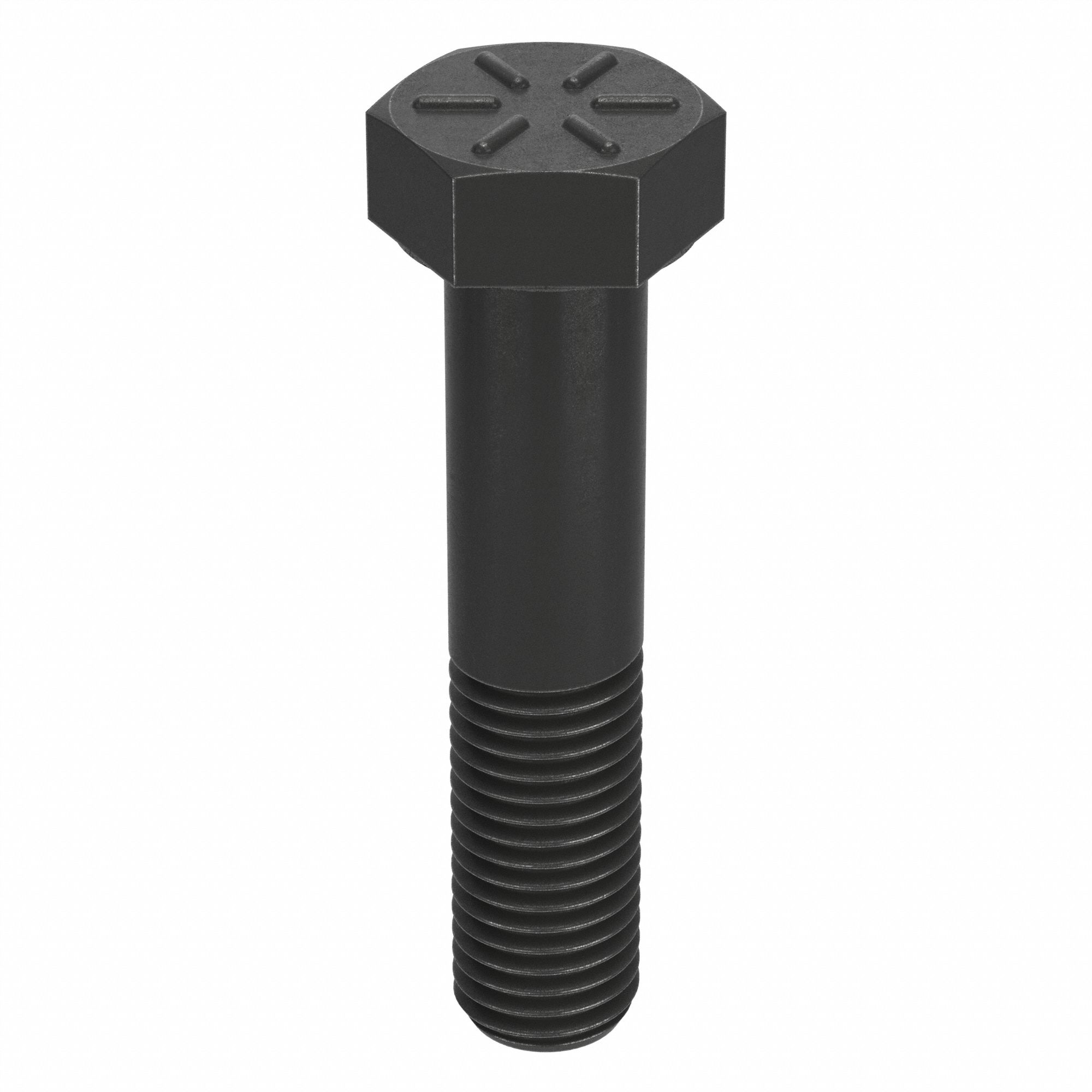 HEX HEAD CAP SCREW, STEEL, GRADE 8, BLACK OXIDE, ¾"-10, COARSE, 3 IN L, INCH, 5 PK