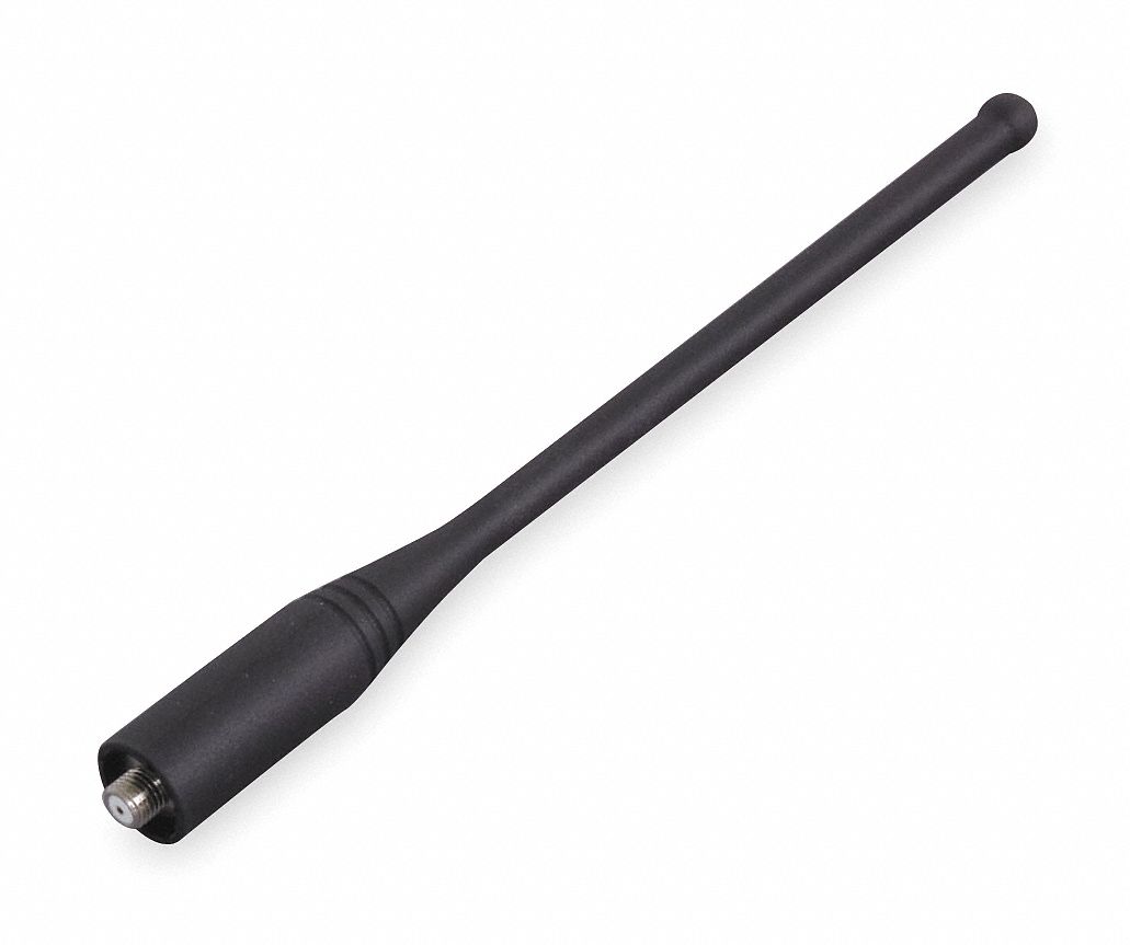 UHF WHIP ANTENNA, FOR TWO-WAY RADIO, 403 TO 470 MHZ, PLASTIC