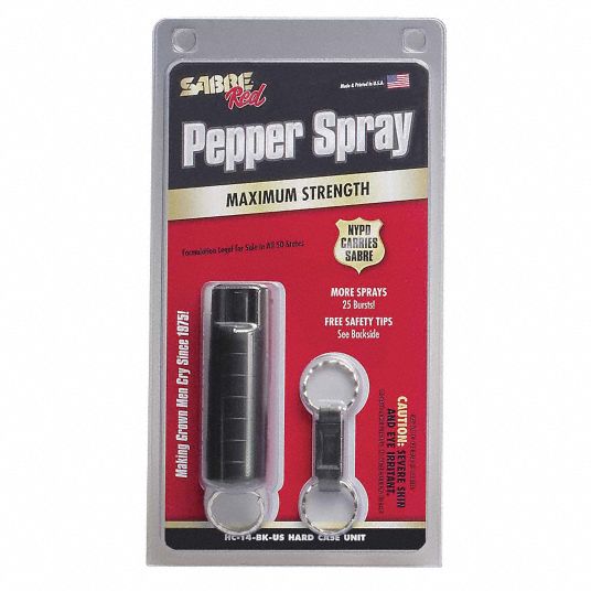 SABRE Pepper Spray with Quick Release Key Ring - 0.54oz