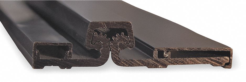 Piano Hinge: Aluminum, 83 in Leaf Ht, 1 1/4 in Leaf Wd, Screw-On