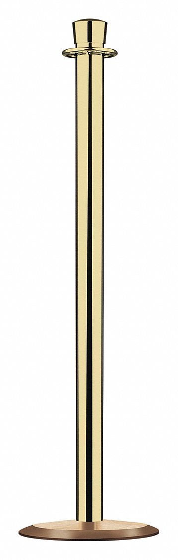 Classic Top Rope Post: Urn, 35 5/8 in Post Ht, Steel, Tapered, ADA Compliant, Nonfillable Base