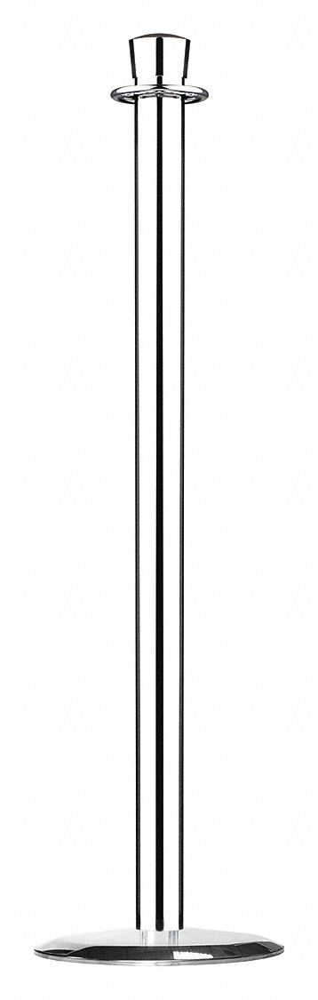Classic Top Rope Post: Urn, 36 1/4 in Post Ht, Steel, Tapered, 36 in to 40 in, ADA Compliant
