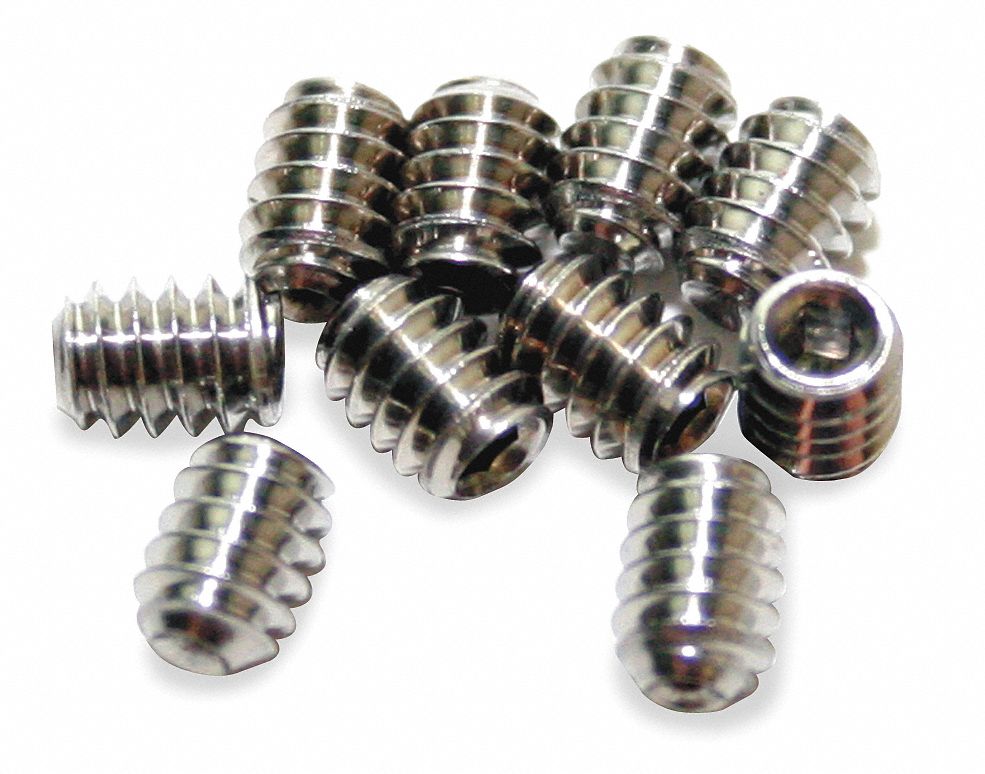 HEX HEAD SET SCREW: ACORN, FOR USE WITH ACME APEX AND ZENITH SHOWERHEADS, 10 PK