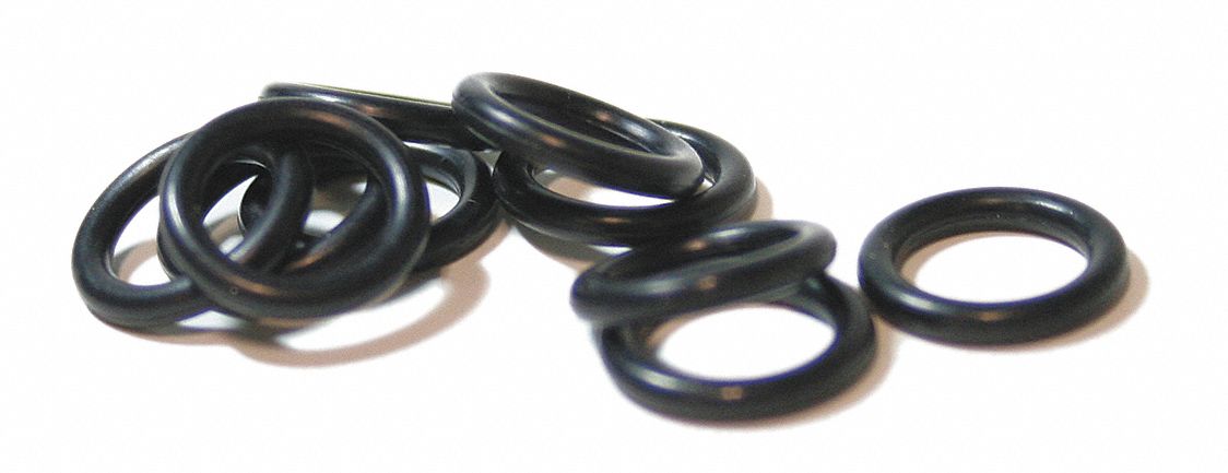 O-Ring: Compatible Product Type Showers, 1/2 in Overall Wd, (10) O-Rings, 10 PK