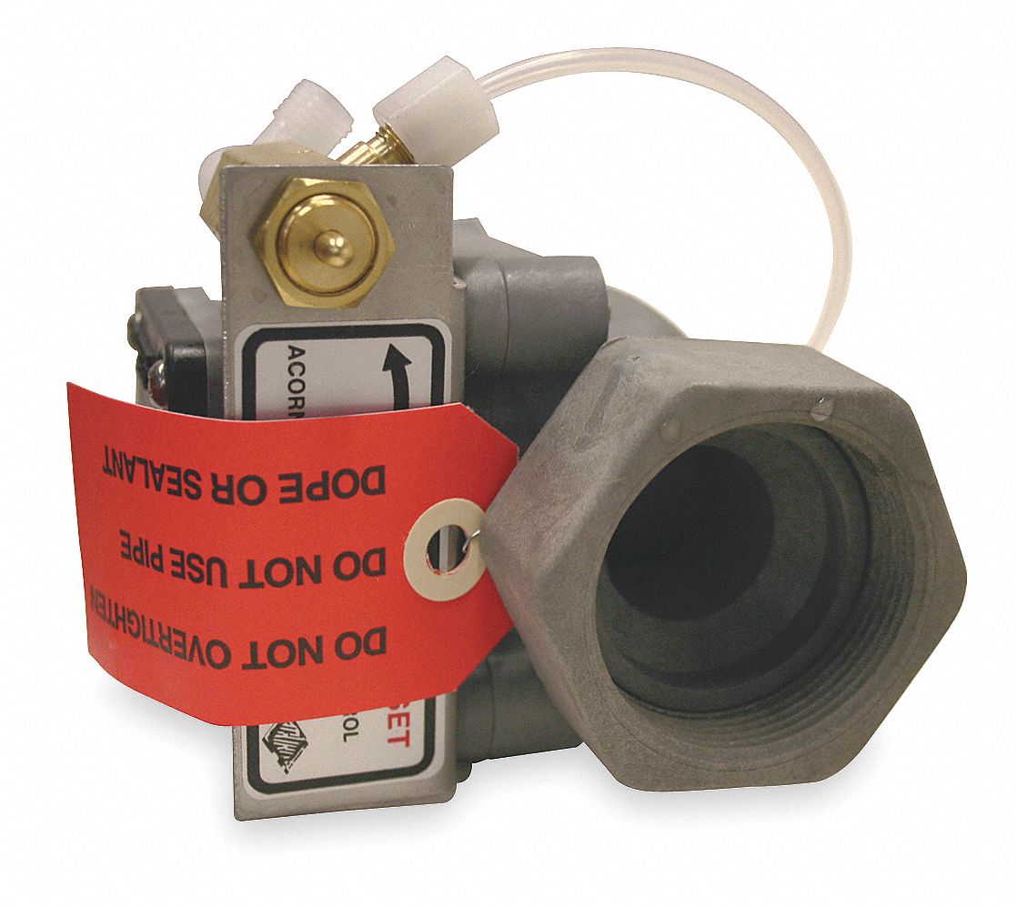 Reset Valve: Flood-Trol®, Noryl, 7 1/2 in Overall Wd, 5 3/4 in Overall Ht, Black