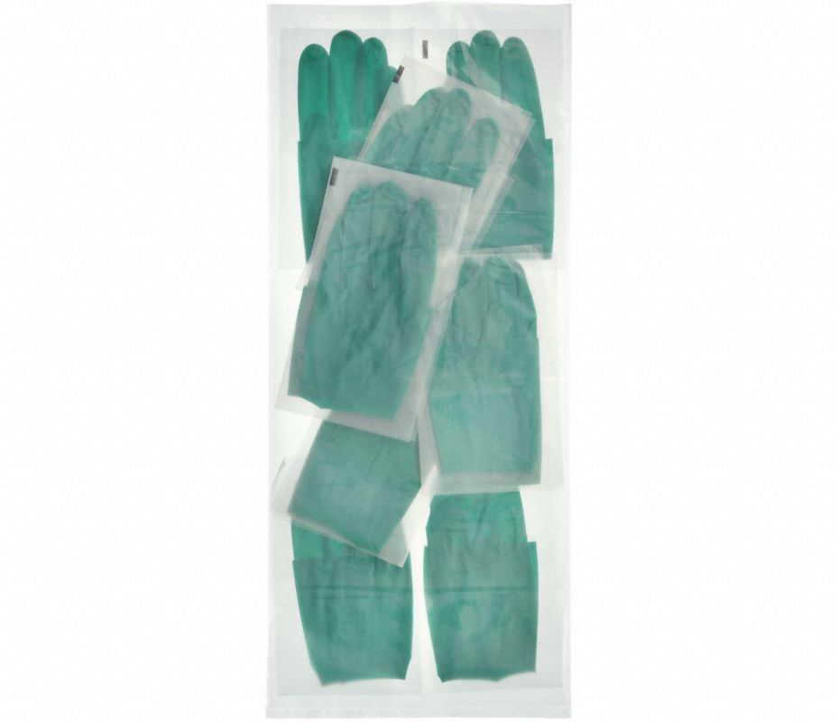 APPROVED VENDOR Bolsa de Plástico Abierta, Color Transparente, 10