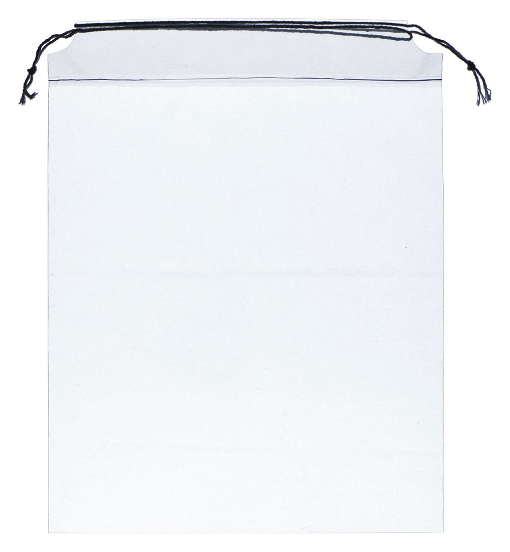 RECLOSABLE POLY BAG, 1.5 MIL THICK, 12 IN W, 18 IN L, FLAT PACK, 1,000 PK
