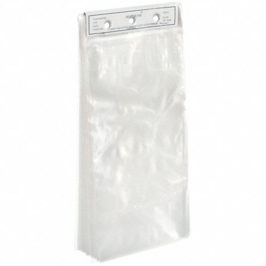 1.5 mil Thick, 3 in Wd, Open End Poly Bag - 5CPH1|5CPH1 - Grainger