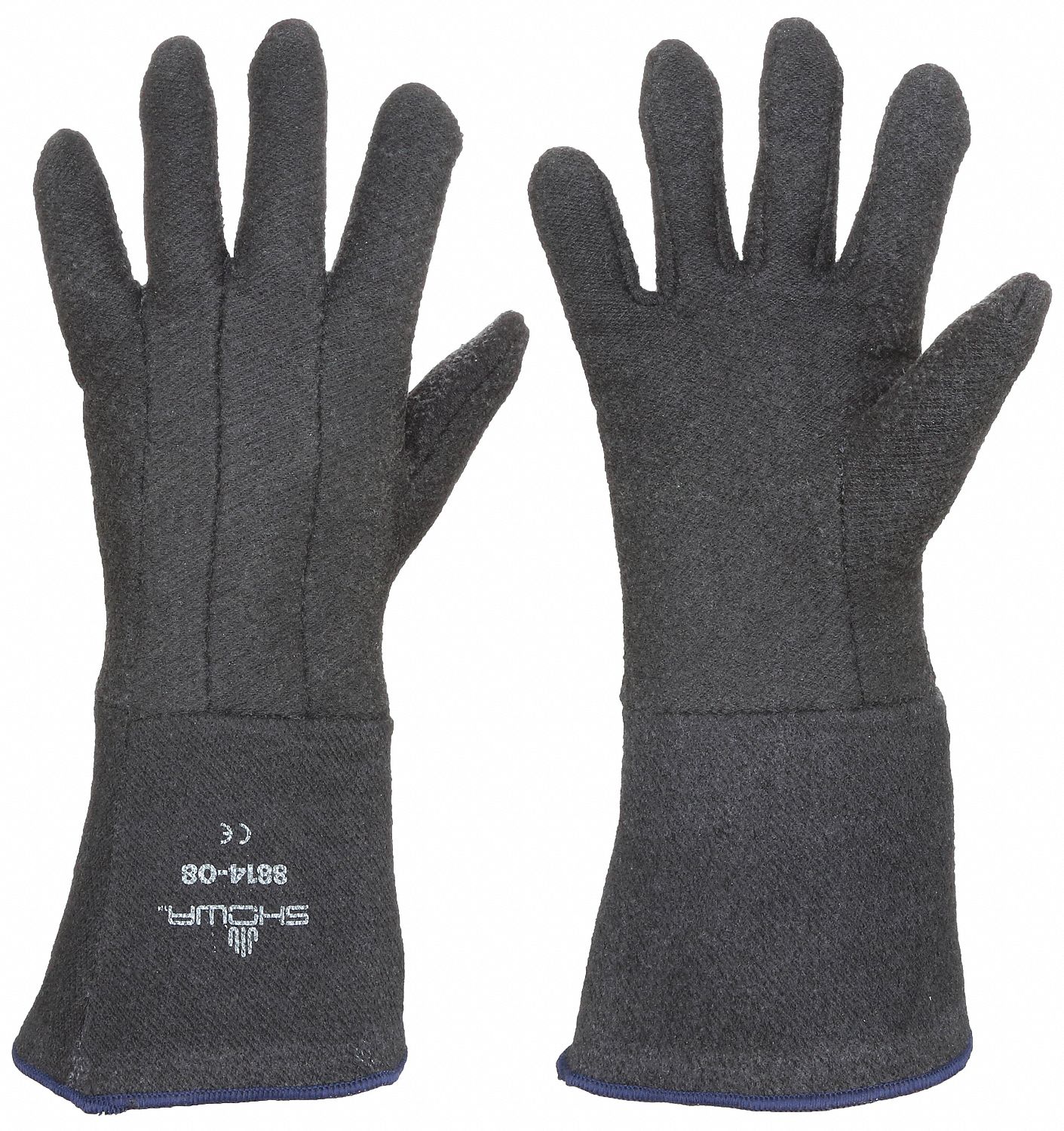 Showa 330XL-10 Coated Gloves, Black/Gray, XL