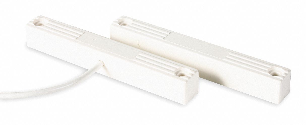 Magnetic Contact: Surface Mount, 4 in Lg, 9/16 in Dp, 9/16 in Ht