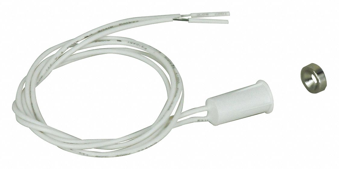 Magnetic Contact: Recessed Mount, 7/16 in Lg, 7/16 in Dp, 3/8 in Ht