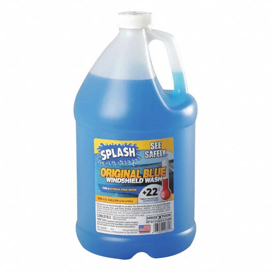 SPLASH, 1 gal Container Size, 22°F Freezing Point, Windshield Washer