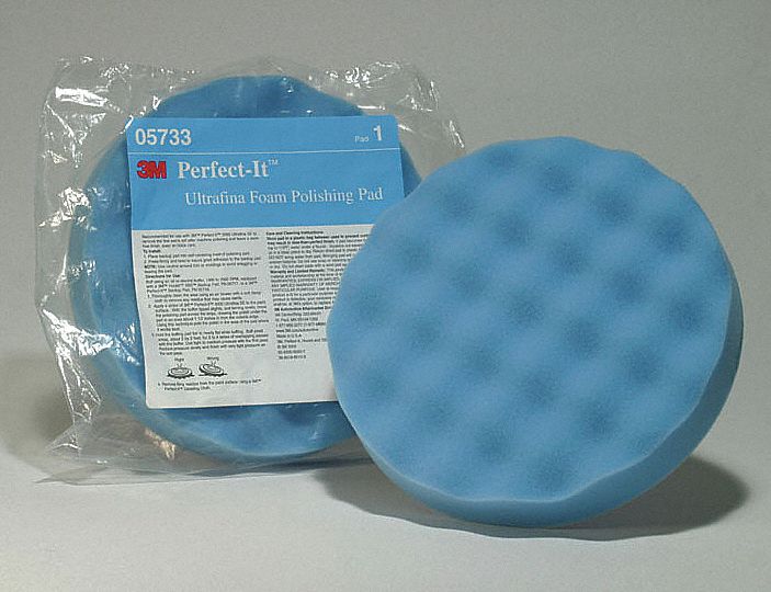 3M, Swirl Eliminator, 8 in, Polishing Pad w/Waffle Face 2EXY905733