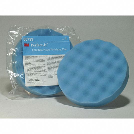 3M, Swirl Eliminator, 8 in, Polishing Pad w/Waffle Face 2EXY905733