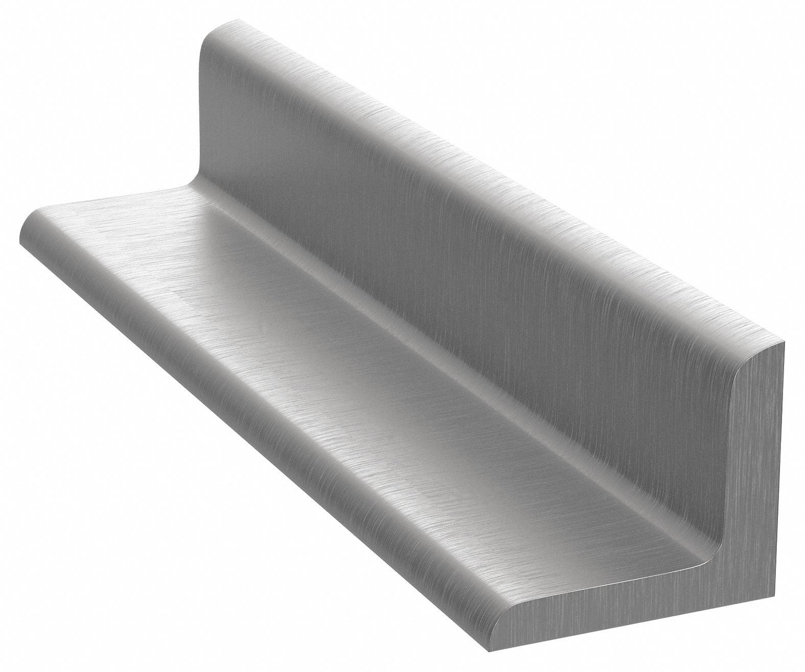 ANGLE STOCK, 6061 ALUMINUM, 8 FT OVERALL LENGTH, 1 IN LEG