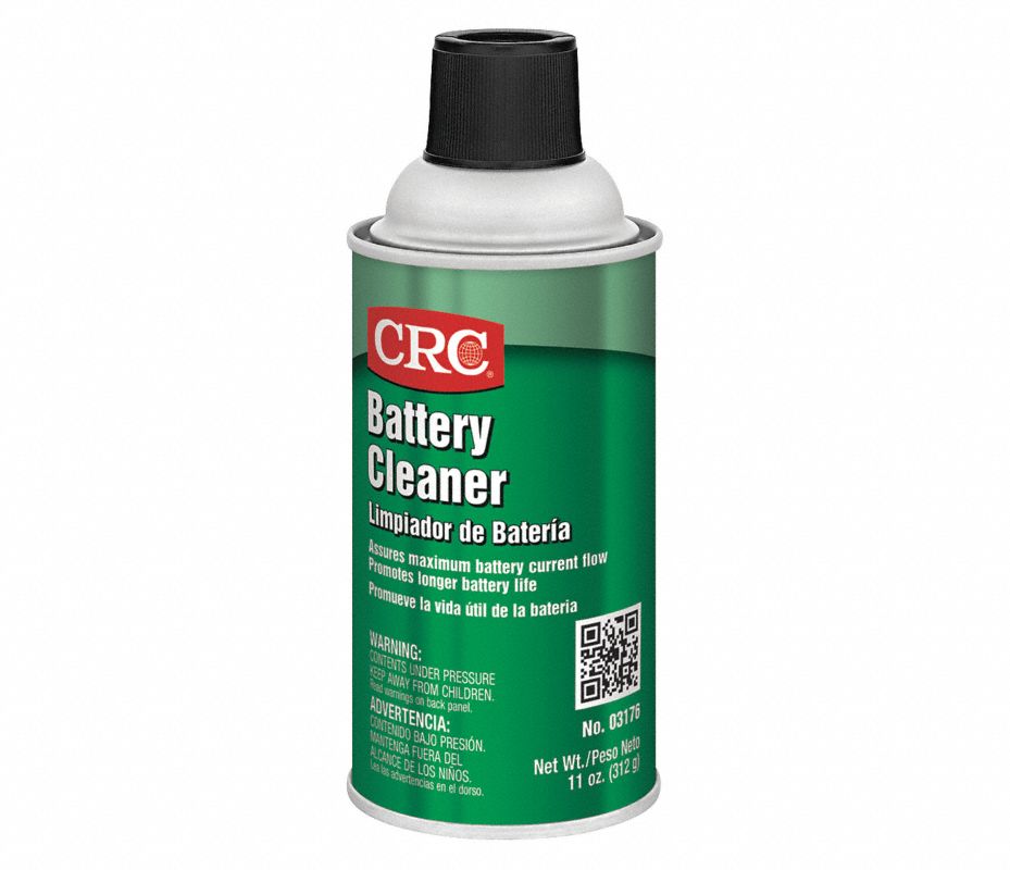 CRC Limpiador de Batería, Lata de Aerosol, 12 oz., No Inflamable, No ...