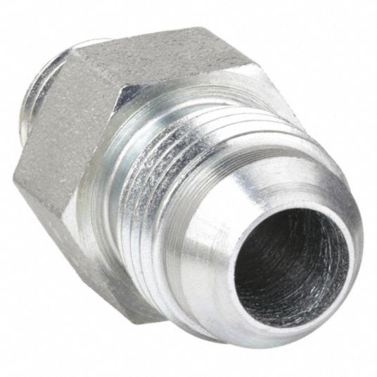 1 in x 1 in Fitting Size, Male x Male, Hydraulic Hose Adapter - 2F345 ...