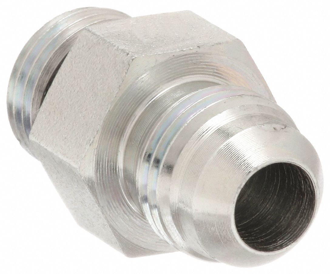 1/4 in x 1/4 in Fitting Size, Male x Male, Hydraulic Hose Adapter