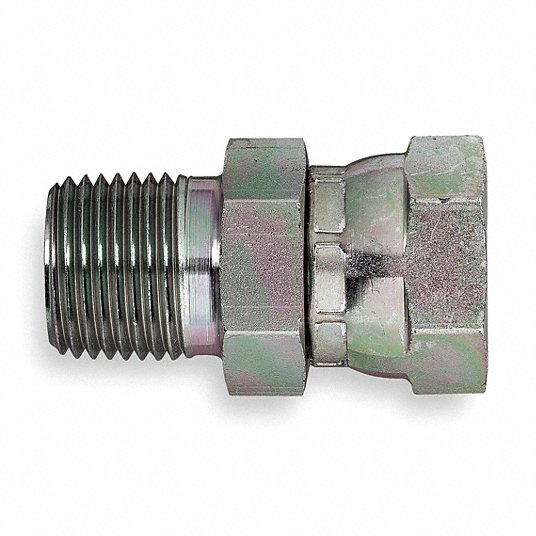 3/4" hose to SAE-12 male straight thread Hydraulic Fitting sold in qty of 2 