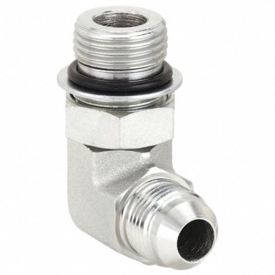 5/8 in x 1/2 in Fitting Size, Male x Male, Hydraulic Hose Adapter ...