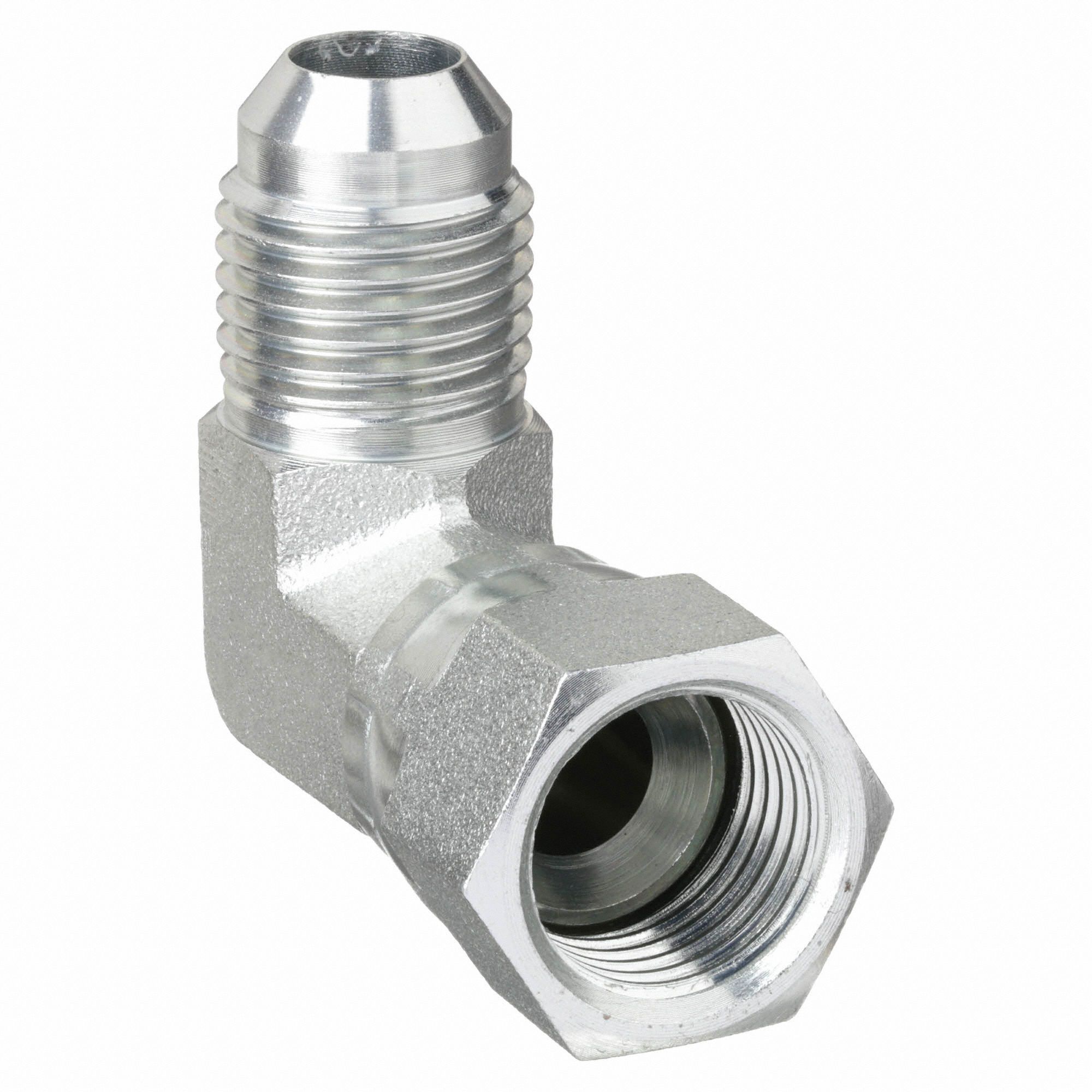 Hydraulic Hose Adapter Fitting Size 1/4 x 5/16 Pack of 5 Fitting Material Carbon Steel x Carbon Steel 