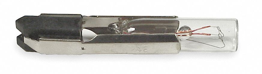 Miniature Incandescent Bulb, T2, Tel. Slide No. 3, Watts 1W - Grainger