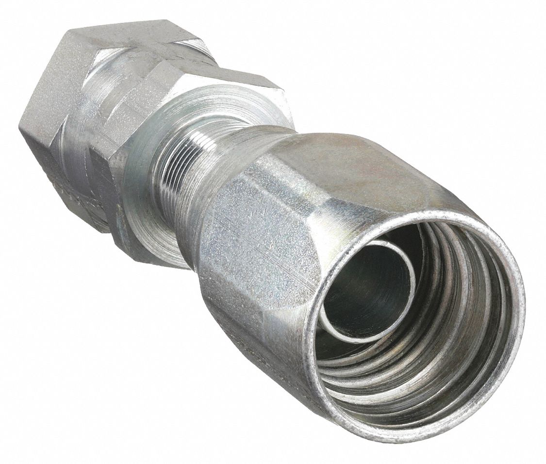 8 For Hose Dash Size, 3/4 in x 1/2 in Fitting Size, Hydraulic Hose