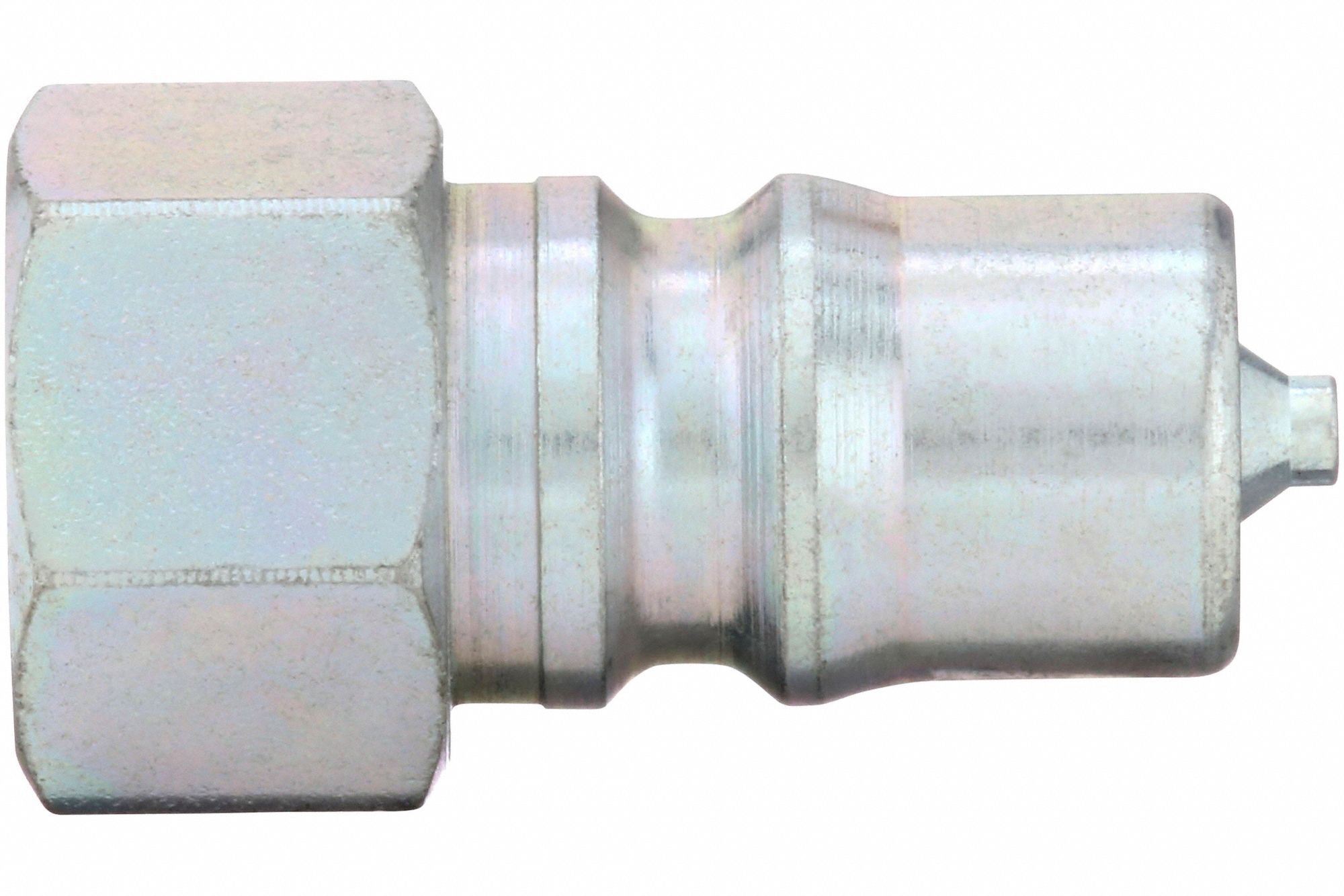 HYDRAULIC QUICK CONNECT HOSE COUPLING, ¼ IN COUPLING SIZE, STEEL, 11 LPM MAX. FLOW RATE