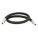 HYDRAULIC HOSE ASSEMBLY, ¼ IN ID, MNPT X MNPT, 36 IN L, BLACK, ¼ X ¼ IN FITTING