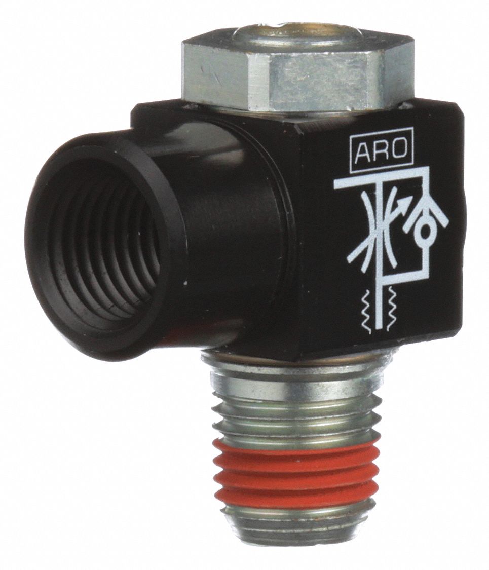 ARO Flow Control Valve, 1/2 in NPT Valve Inlet Port, 150 psi ...