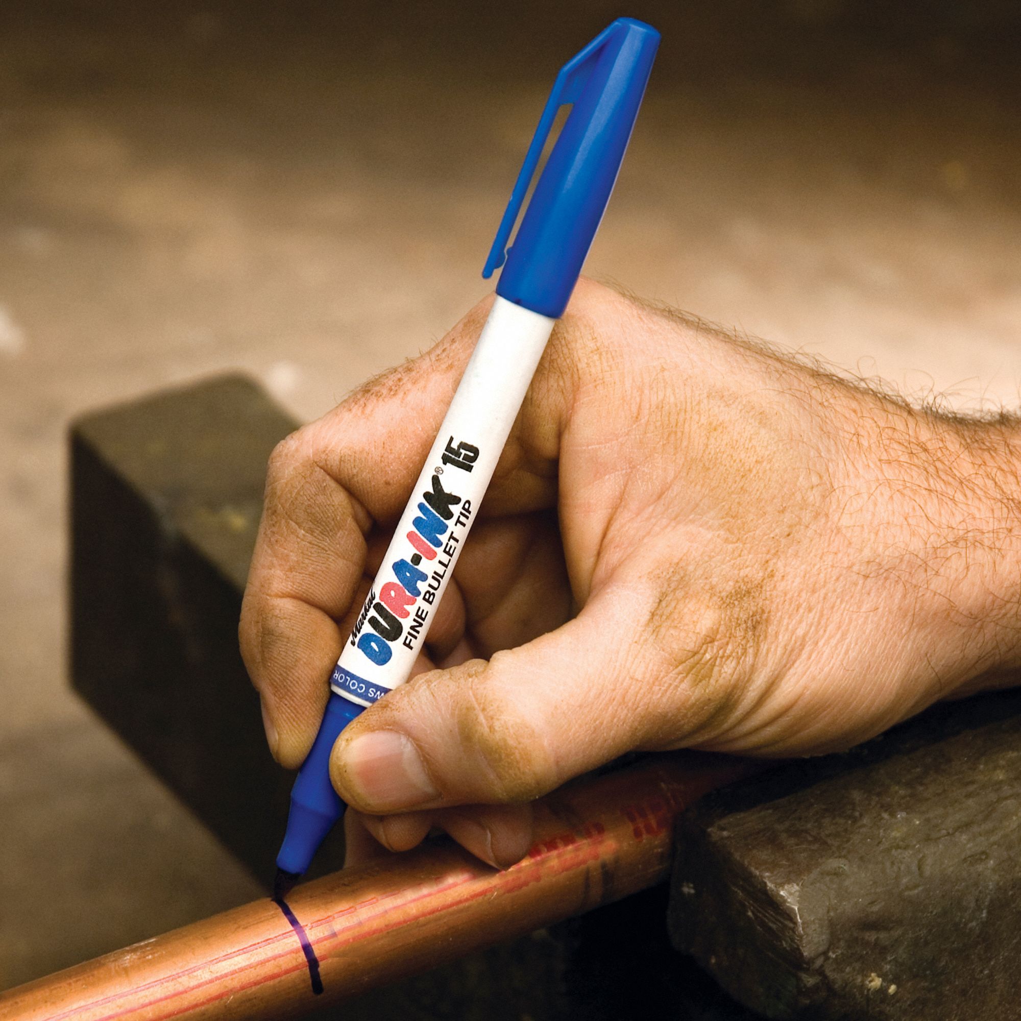 MARKAL Permanent Industrial Marker, InkBased, Blacks Color Family