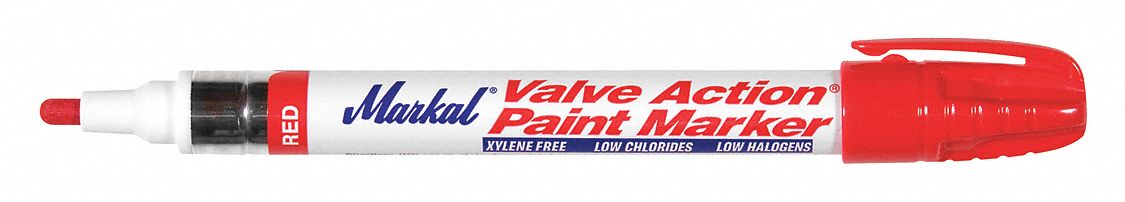 MARKER VALVE ACTION PAINT RED