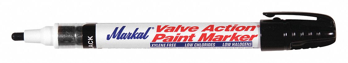 La-Co Markal Valve Action Paint Markers Red, White, Yellow Combo Pack