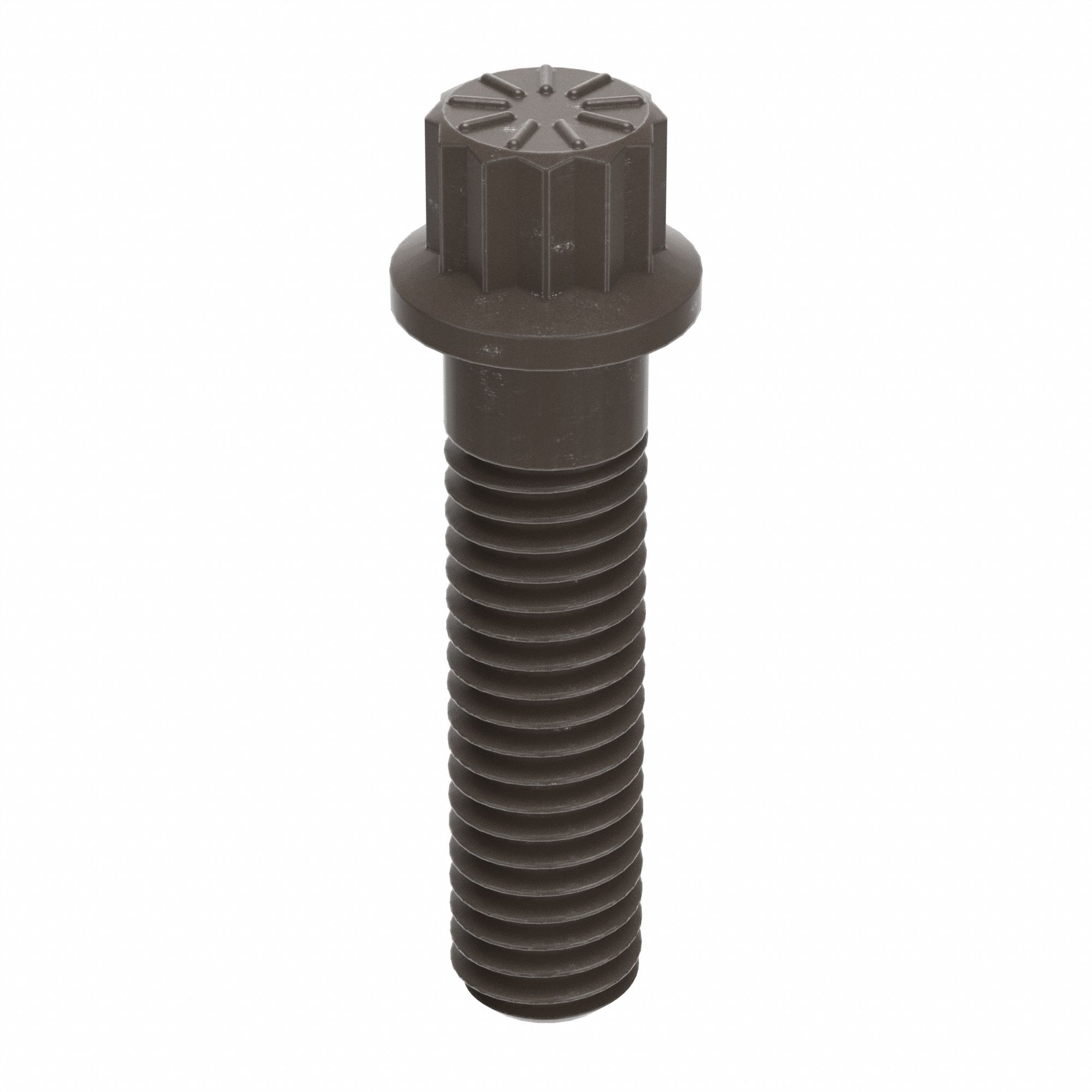 FLANGE BOLTS, STANDARD, ALLOY STEEL, GRADE E9, PLAIN, 1½ IN L, PARTIAL THREAD, INCH, 3A, 25 PK